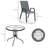 4 - Person Wicker Patio Dining Set with Round Table