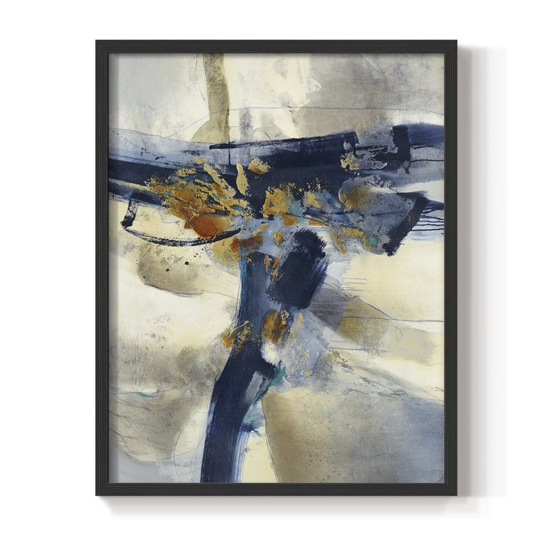 Blast Framed Print - Solid Wood, Black, 20" H x 16" W