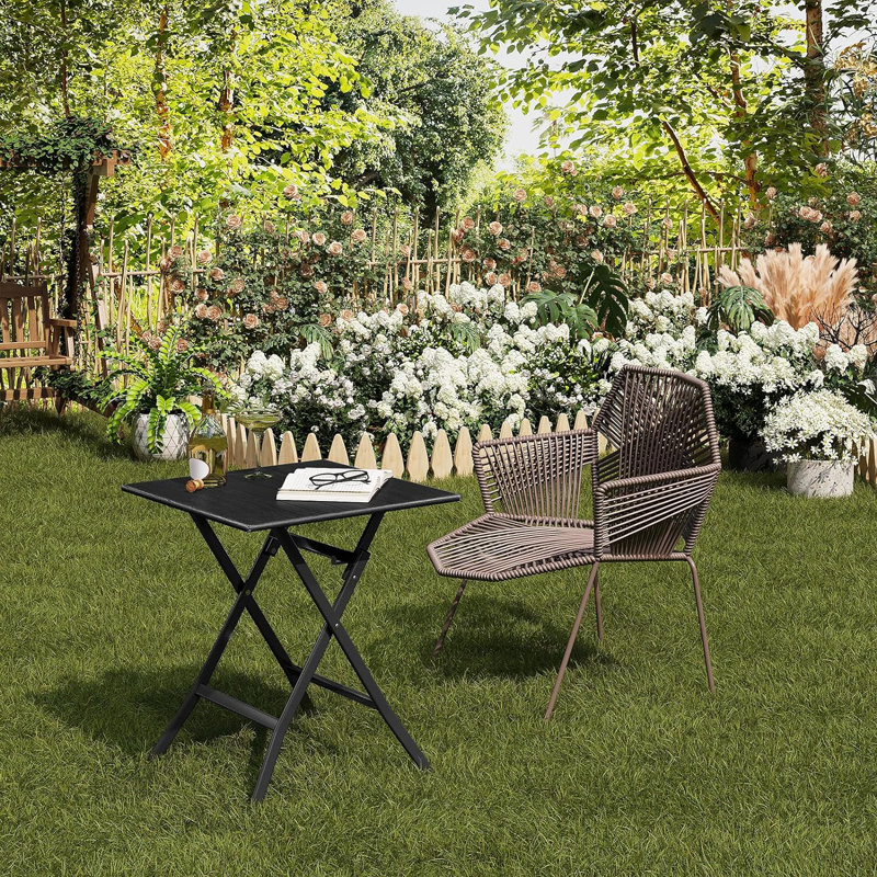 Cacey Square Outdoor Bistro Table , 62cm cm W 62cm cm D