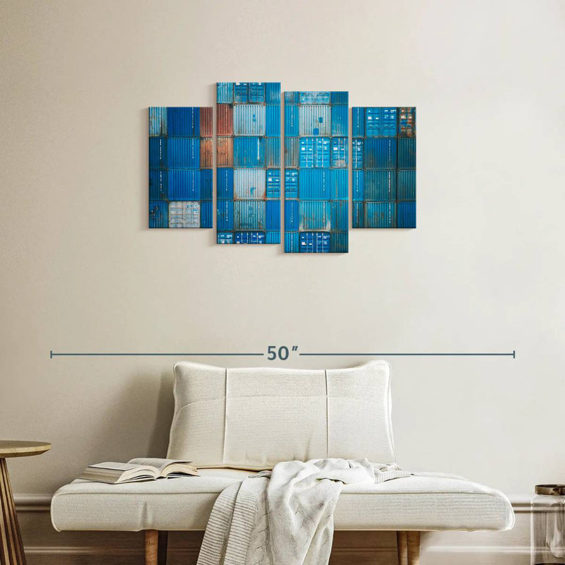 Avery Blue Cargo Containers, 22'' H X 36'' W
