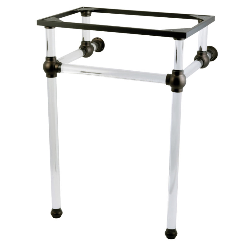 Kingston Brass Templeton Acrylic Console Sink Legs, Oil Rubbed Bronze