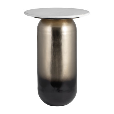 16" Genuine Marble End Table