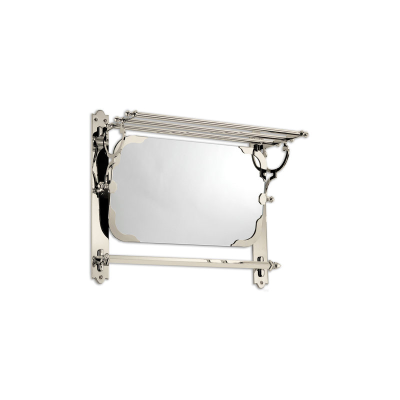 Towel Rack, Polished Nickel