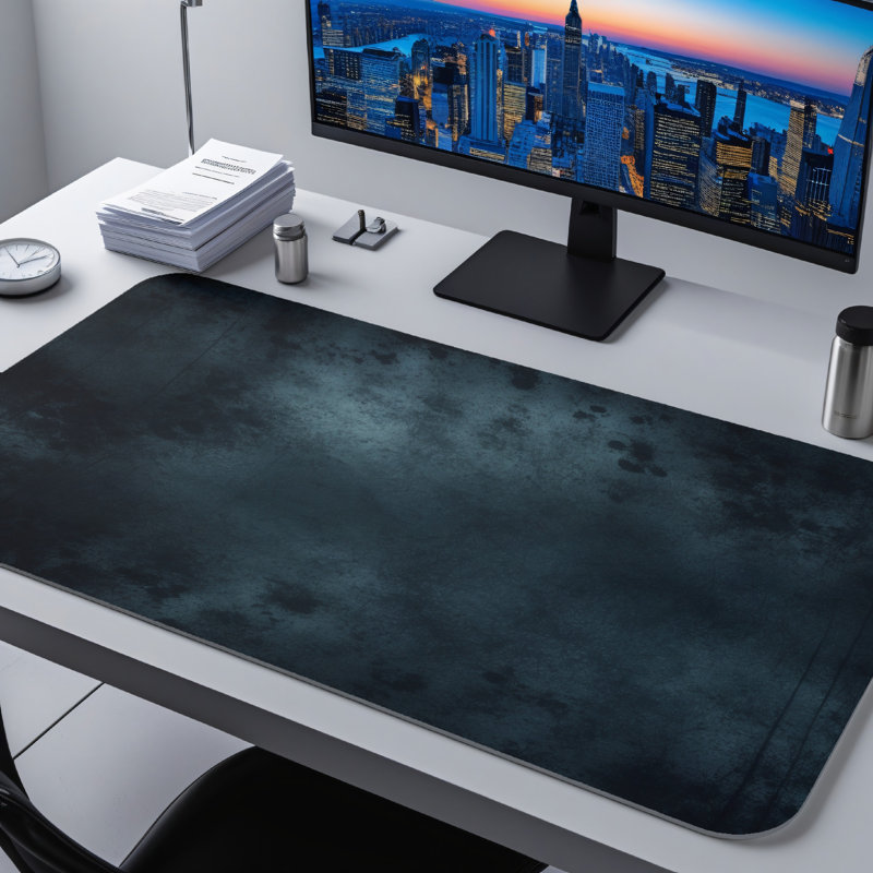 Polyester Desk Pad, 14.4x12.1