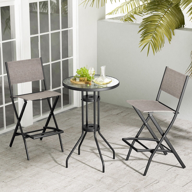 Rainulf Outdoor 70cm Bar Stool