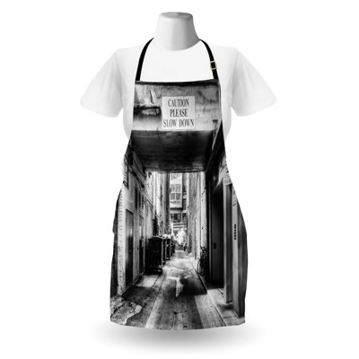 No Pattern Bib Apron