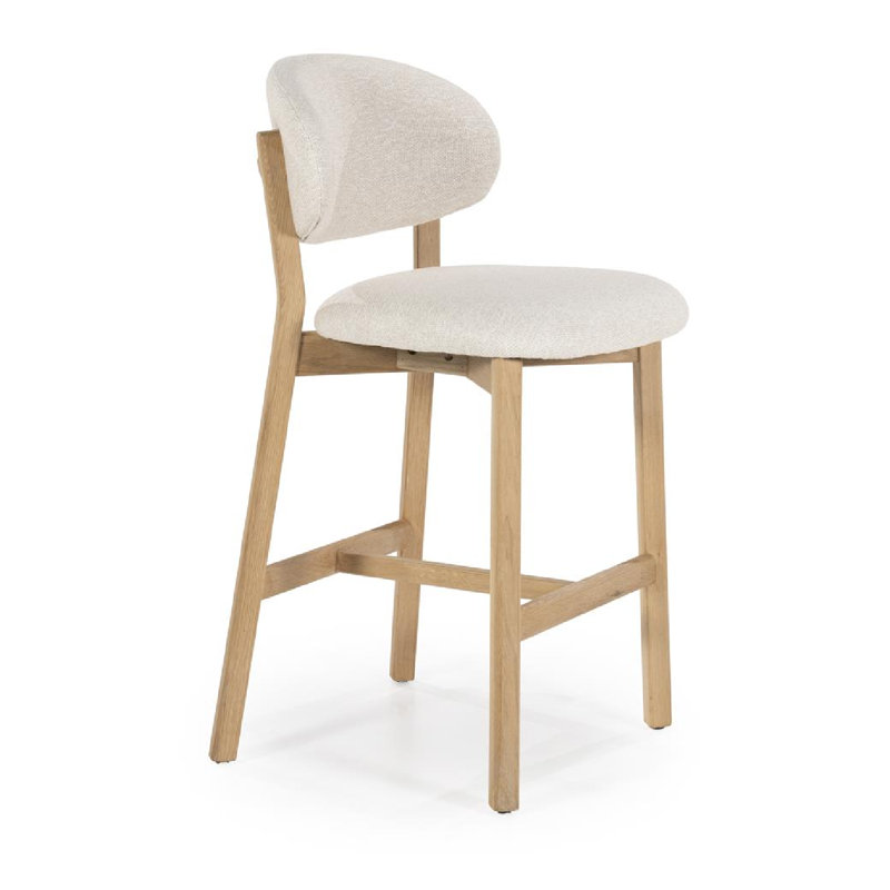 Mikky Barstool, Beige, Natural