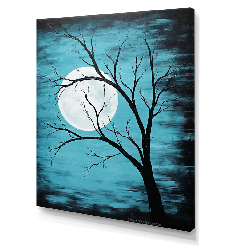Blue Moon Tranquility I, Toile tendue, H 20 po x l 12 po x P 1 po