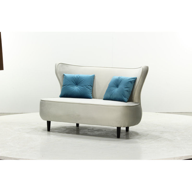 Aadish Velvet Loveseat