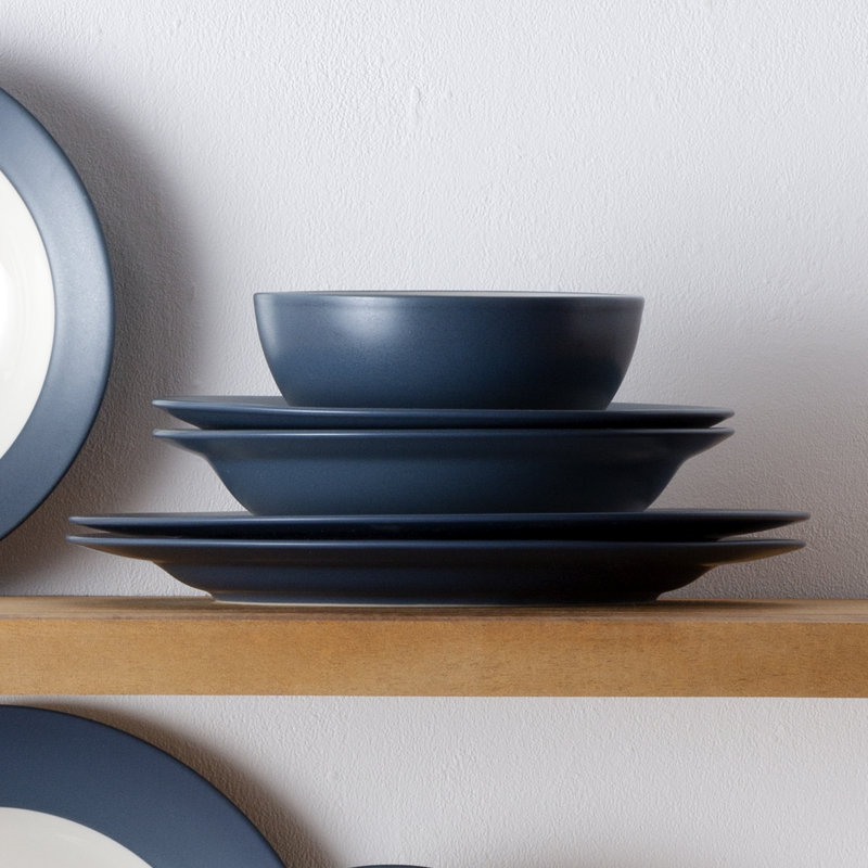 Service de table 12 pièces Noritake Colorwave, service pour 4, Bleu