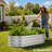 Galvanized Raised Garden Bed Silver-9131095