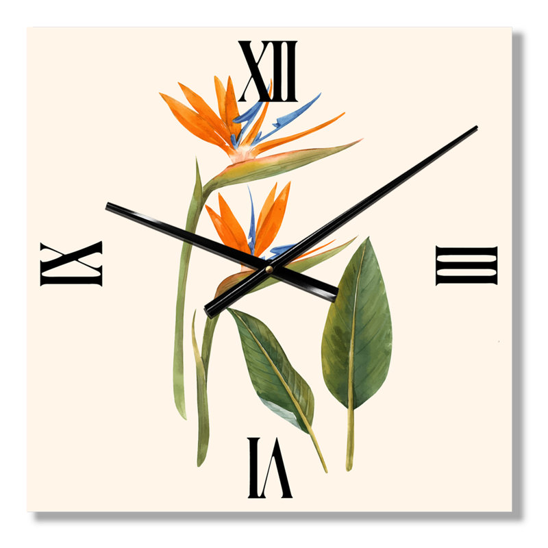 Horloge murale Strelitzia, Très grand