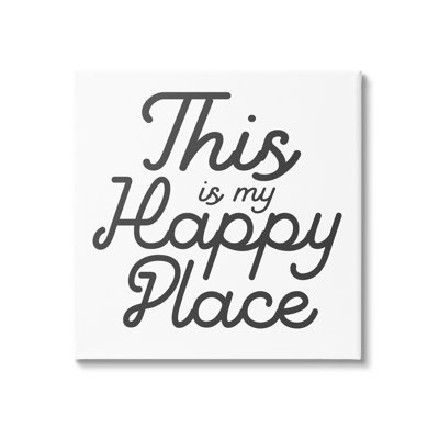 " Happy Place Typography "