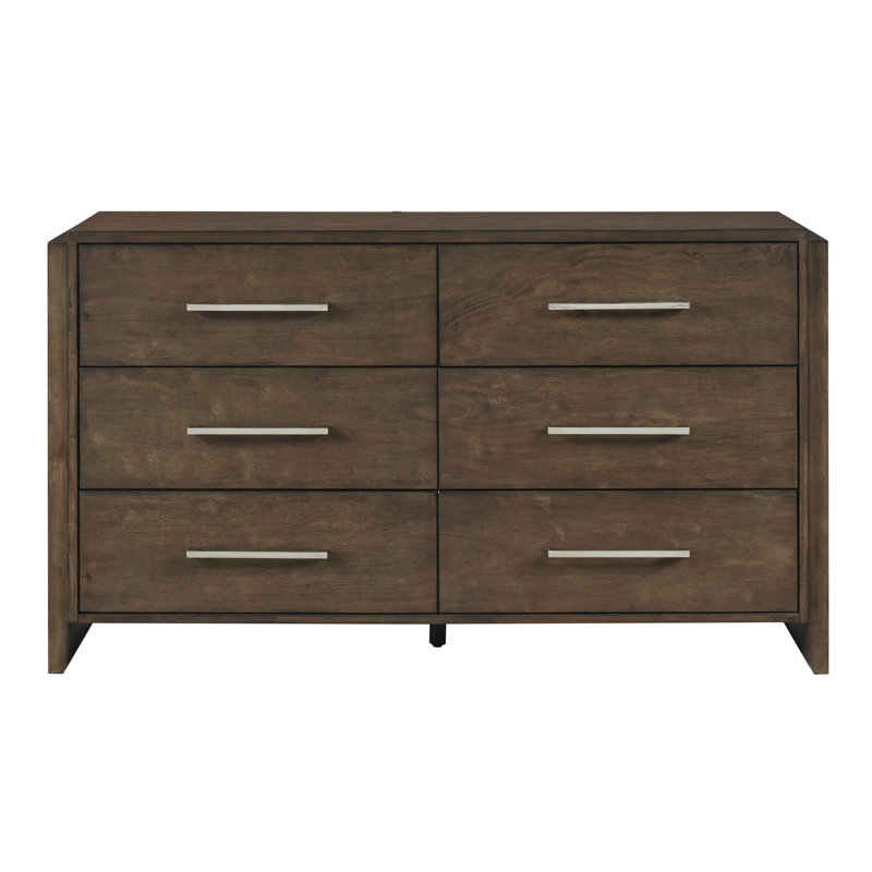 Commode de rangement en bois d'hévéa massif classique classique 1 pièce