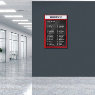 AARCO No Felt Metal Letter Board