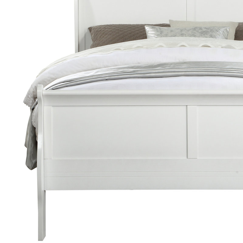 Lit, Simple, Blanc