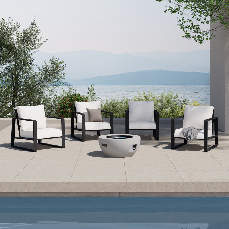 Leanna Galena 4 - Person Outdoor Seating Group