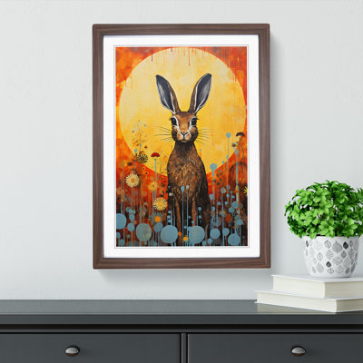 Hare Expressionism - Framed Print