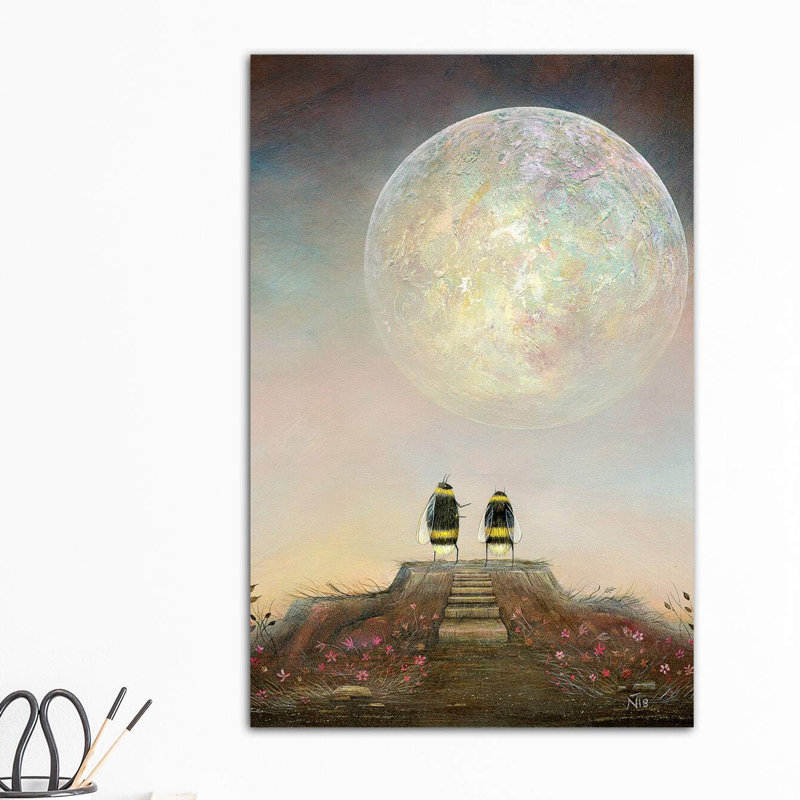 «Was It Just a Dream» par Neil Thompson - reproduction d'art, H 18 po x l 12 po x 1,5 po, Toile tendue, Pas de tapis