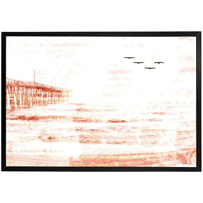 Single Picture Frame Print, Black, 41cm H x 61cm W x 4cm D