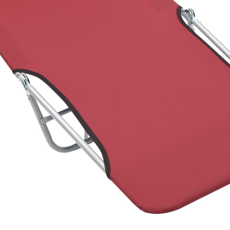 Tournelle 22.4" Long Double chaise, Red