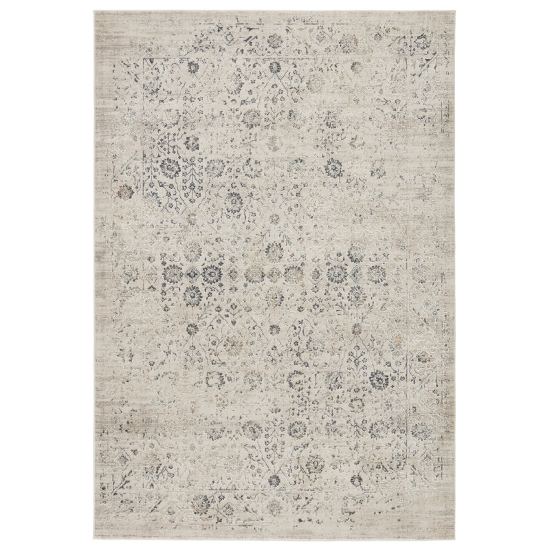 Tapis oriental gris, Rectangle de 10 pi x 14 pi