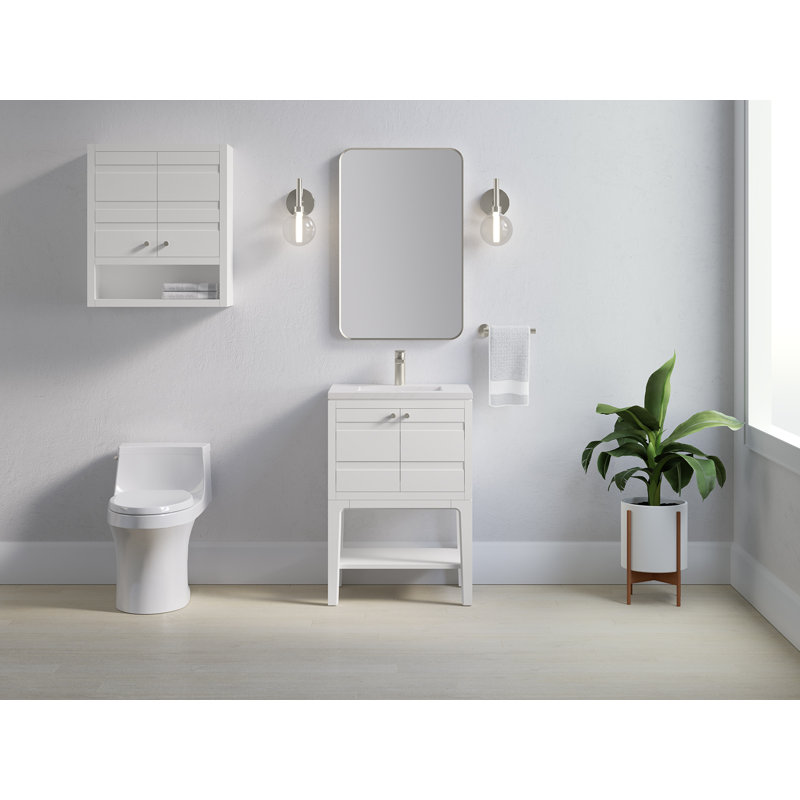 Helst 28-In X 24-In Wall Cabinet, White