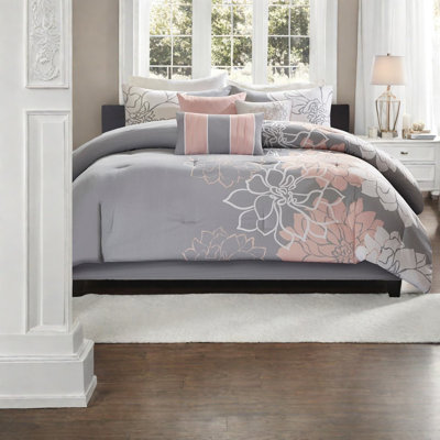 Premium Bedding Sets King Polyester Floral Contemporary Home