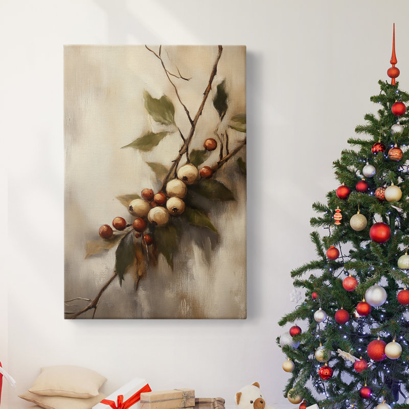 Art des Fêtes de Noël - Toile tendue avec châssis - Série 2-II, H 24 po x l 16 po