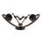 Sienna Steel Candle Wall Light