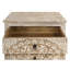 Commode mandala en bois patiné à 3 tiroirs Kenzie