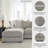 Bradninch 3-Piece Sofa Sectional With Chaise