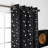 Tatyana Silver Foil Outer Space Polyester Blackout Curtain Pair-1071000229-1071000226