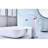 Single Handle Waterfall Bathroom Tap With Corrosion Properties And Easy Maintenance Faucet Spout Stainless Steel Construction In Brushed Nickel Finish-124831455