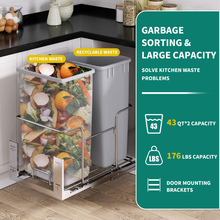 Pull Out Kitchen Bins & Kitchen Waste Bins