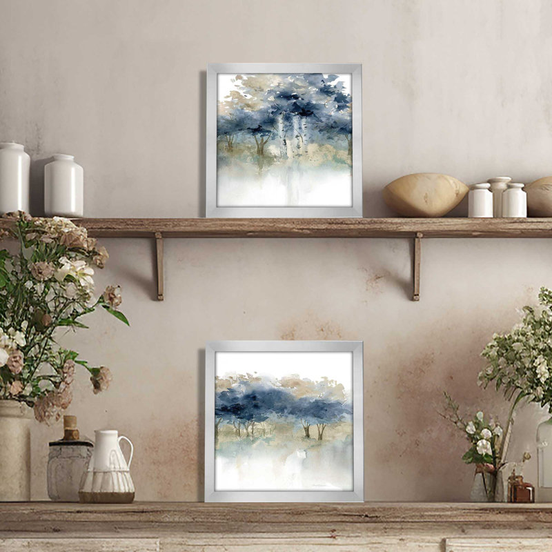 Waters Edge - 2 Piece Single Picture Frame Print Set