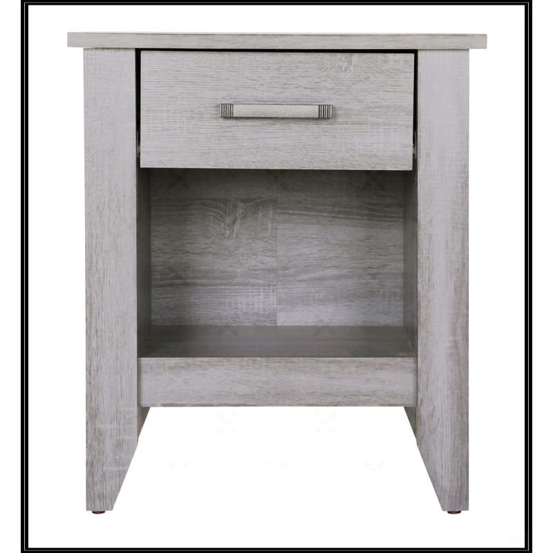 Table de chevet Lennox, Gris