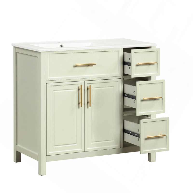 Lavabo de salle de bain rectangulaire 19,68 "