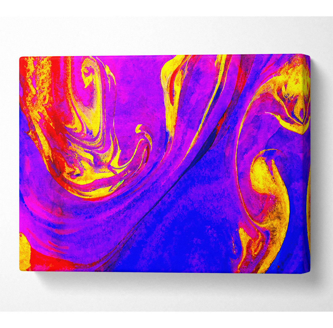 Energielinien - Kunstdrucke auf Leinwand - Wrapped Canvas