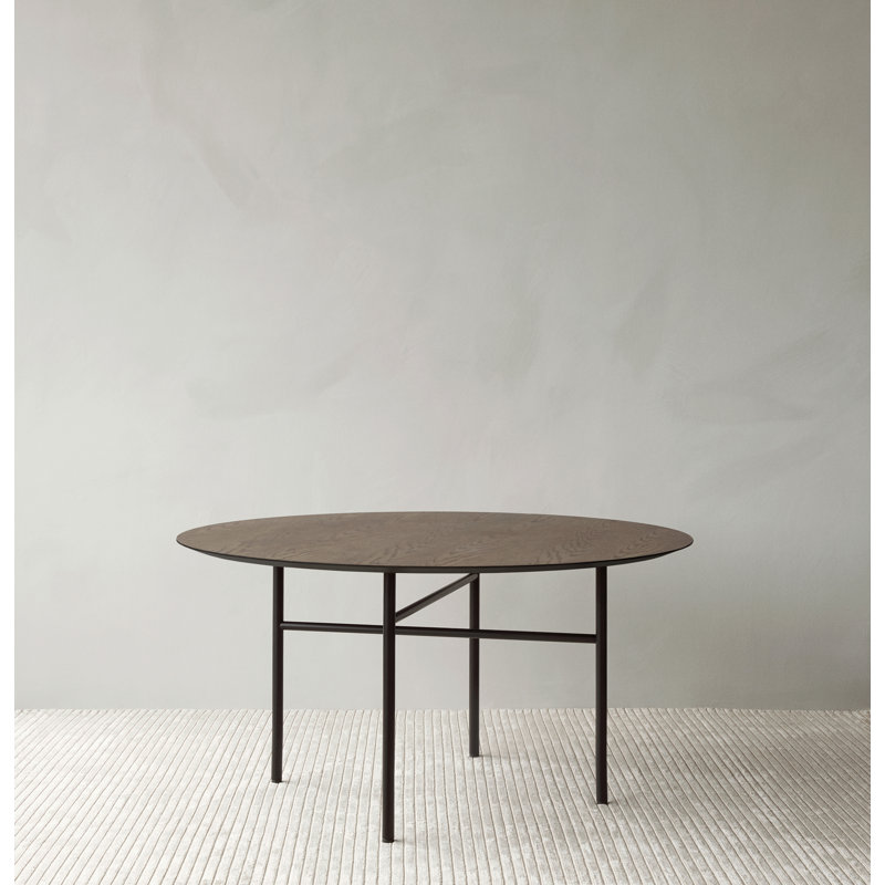 Snaregade Dining Table, 82.7" W x 37.4" D, Dark Stained Oak