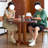 Black Round Sintered Stone Dining table