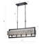Lustre rectangulaire perlé 5 lumières Anantha-1566610455