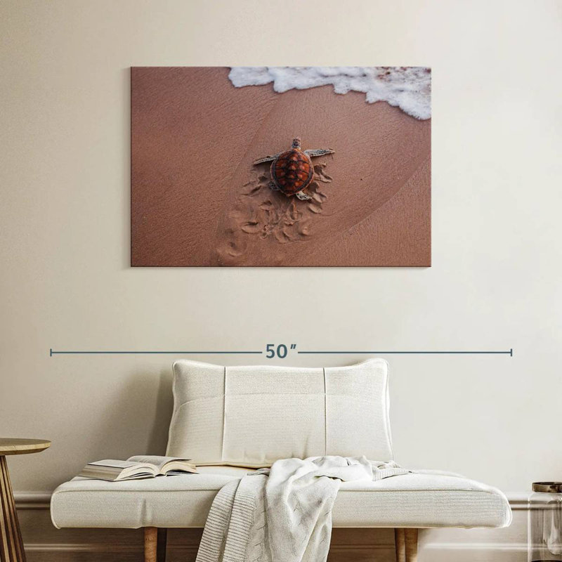 Brampt Turtle Footprints, 26" H x 39" W