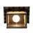 Rustic Lodge Solid Brass Flush Mounted Sconce