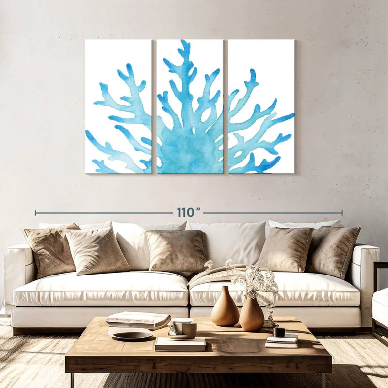 Corail de mer Brampt, H 48 po x l 74 po