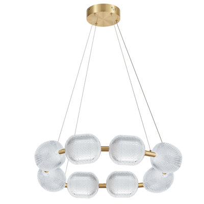 Peri 8 Light LED Chandelier - 56W