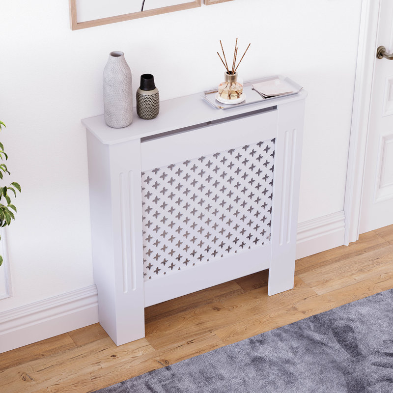 Reta Radiator Cover, 82cm H x 78cm W x 19cm D, White