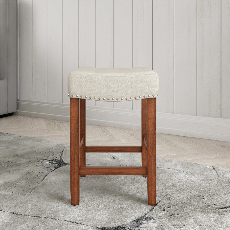 Tabouret de bar rembourré à hauteur de comptoir pour îlot de cuisine et espace de bar