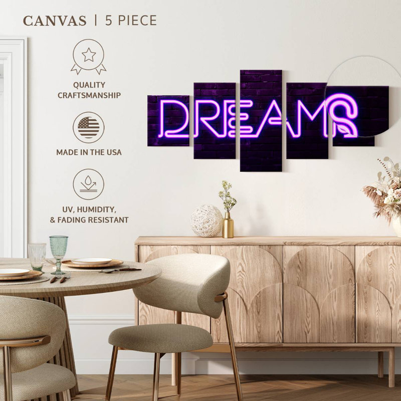 Dreams, 24" H x 55" W