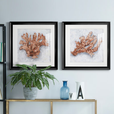 " Coral Display I " 2 - Pieces